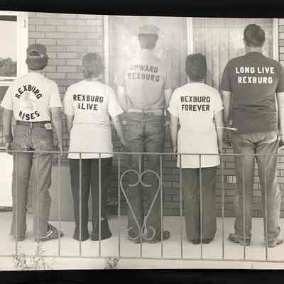 Brunson Family Photo back view after Flood