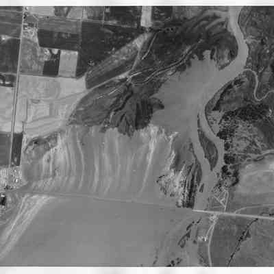 Aerial Dam Flood