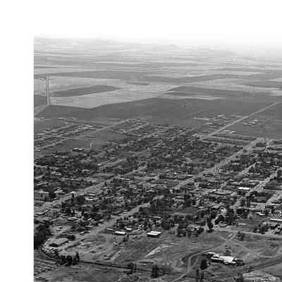 Aerial of Rexburg Looking South East