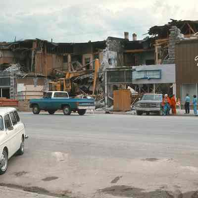 East Main Street Being Torn Down