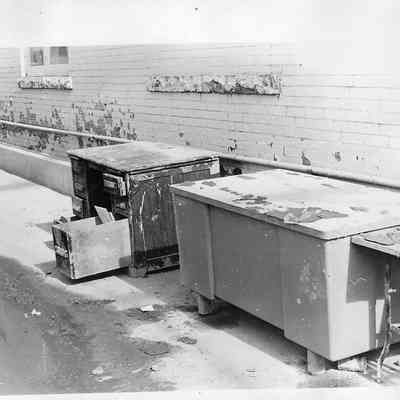 Flood Damaged Desks
