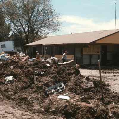 Debris Filled Yard