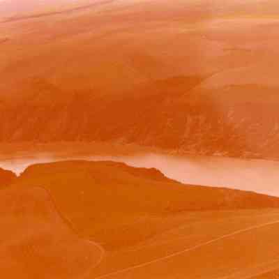 Aerial Photo of Canyon with Flood Waters