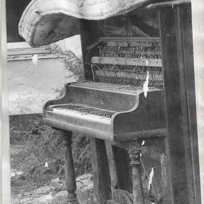 Damaged Piano and Mattress