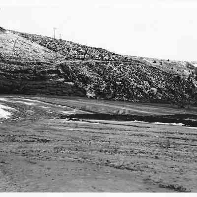 Zone 1 Dam Embankment After the Wet Weather