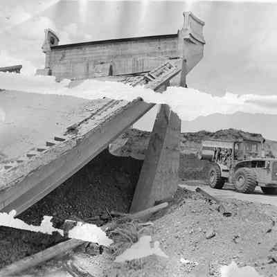 Heavy Equipment Possible Damage to Overpass