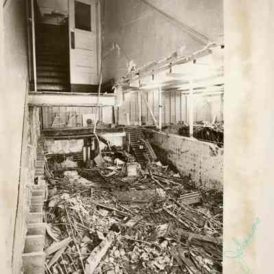 Interior of Destroyed Building