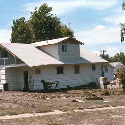 House Moved off Foundation