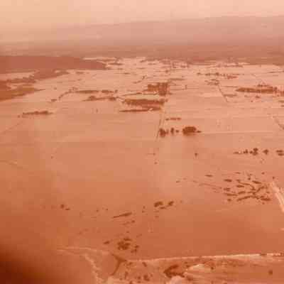 Aerial Photo Flooded Land