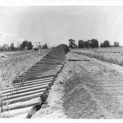 Curved Railroad Tracks