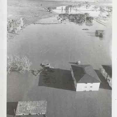 Aeiral Shot of Flooded Apartments