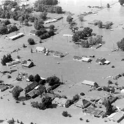 Neighborhood Affected by the Flood