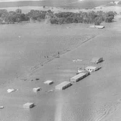 Aerial View of Farm Complex