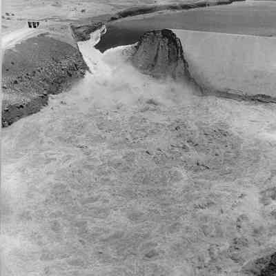 Looking Back Up at Teton Dam from Downstream