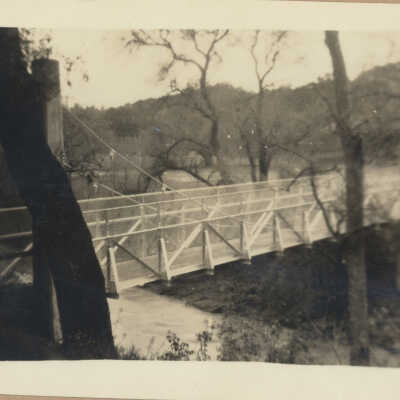 Walking Bridge Behind University Avenue School