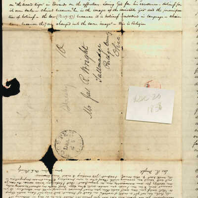 1838-12-20 Burrell letter verso