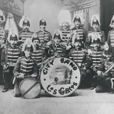 1891 Los Gatos City Band in Uniform