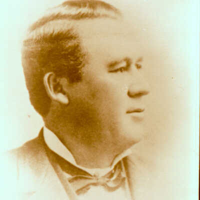 Man facing profile