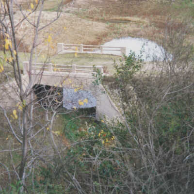 Route of S.P.C. and S.P. Railroads: Old Santa Cruz Highway automobile bridge
