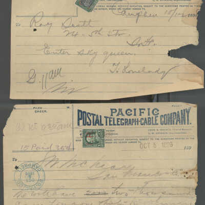 Pacific Postal telegraph cable