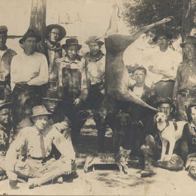1914 Hunting Scrapbook Page 1