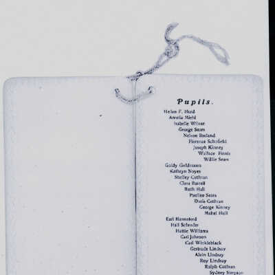 Christmas greeting card from Burrell School Teacher