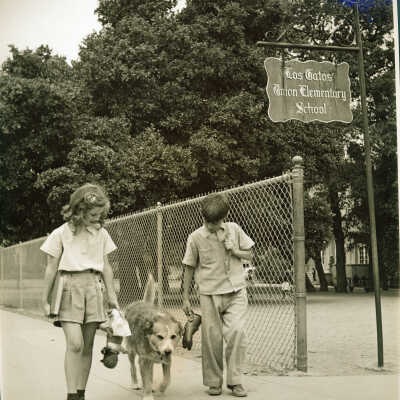 Chief arrives at school.