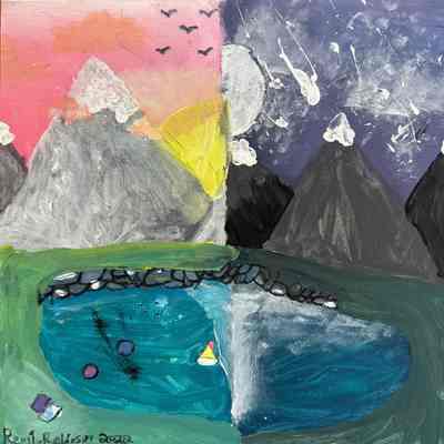 2022 - Lake and Mountains