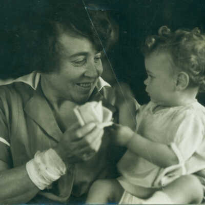 Mary Marengo & Field grandchild