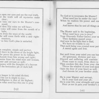 1930 Holy City Booklet pages 15, 16