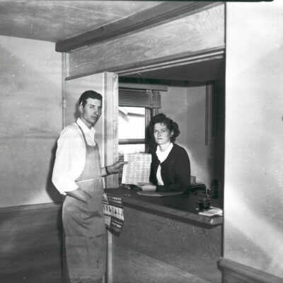 Man and woman in the workplace
