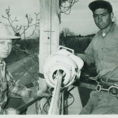 Los Gatos Telephone Company linemen