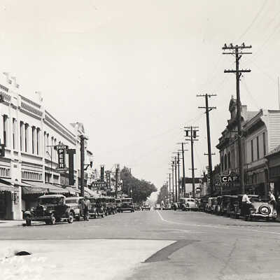 1935 North Santa Cruz and Main 1930s
