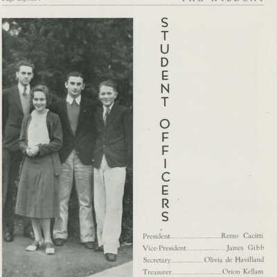 1932 LGHS Student Body Officers