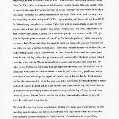 Stephen J. Worden, California Pioneer Memoir Page 2