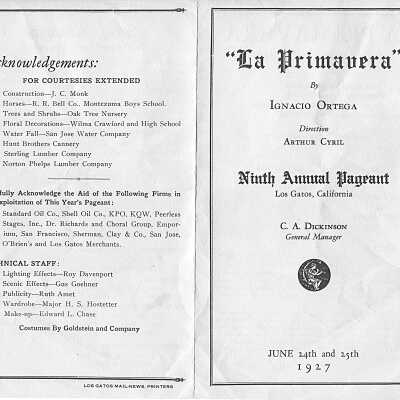 1927 (document-page 4) La Primavera program