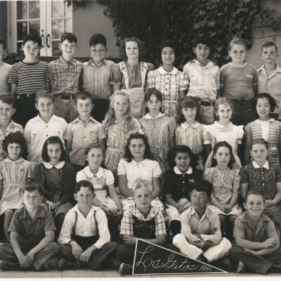 1941 Class 4A - Miss Lucy Papac, teacher, University Avenue School