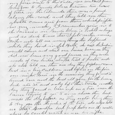 Stephen J. Worden, California Pioneer Original Handwritten Memoir Page 4