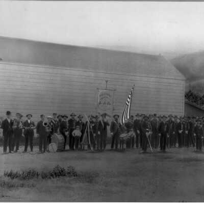 1891 GAR Line Up For Memorial Day Parade