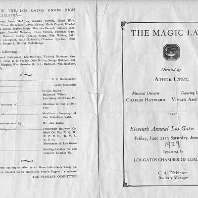 1929 (document-page 1) Magic Lamp program