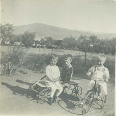 Children on trikes