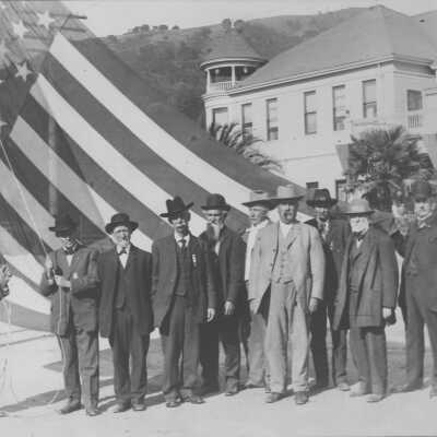 1909 May Day Flag Raising