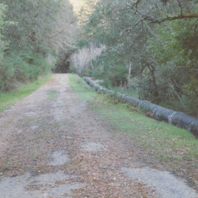 Route of S.P.C. and S.P. Railroads: A view near Aldercroft Heights looking north