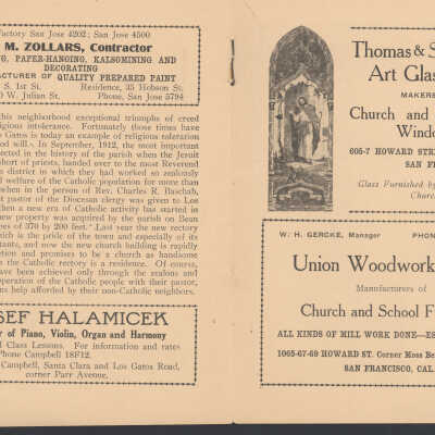 Souvenir Program & Directory - 1914
