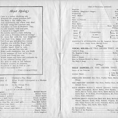 1929 (document-page 2) Magic Lamp program