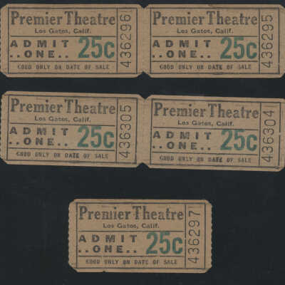 1930 Premier Theatre Tickets