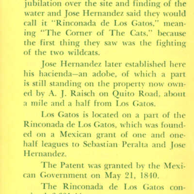 1948 "How Los Gatos Got Its Name" 3