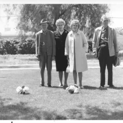 The Booher Family at Los Gatos Cemetery