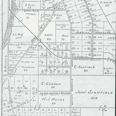 Route of the S.P.C. and S.P. railroads