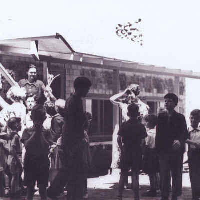 Children in the schoolyard